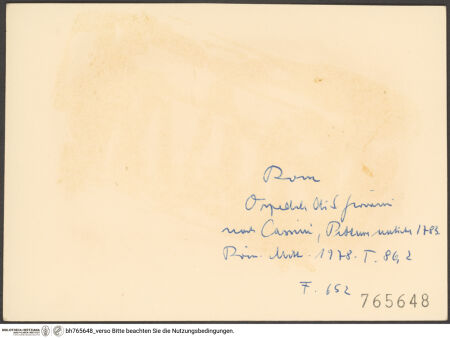 Rückseite von bh765648_recto