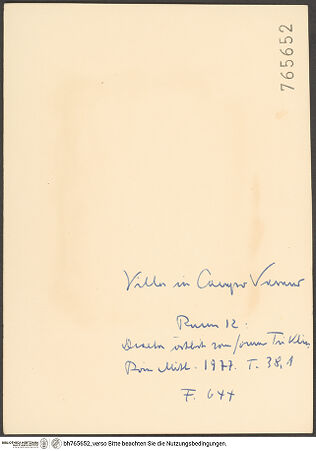 Rückseite von bh765652_recto