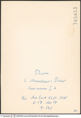 Rückseite von bh765653_recto