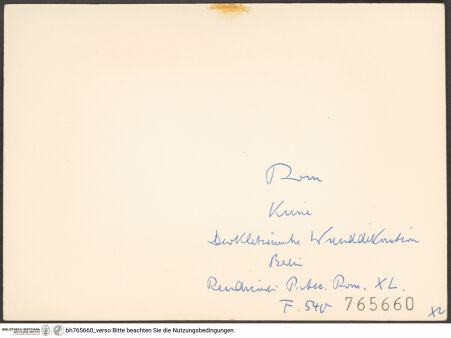 Rückseite von bh765660_recto