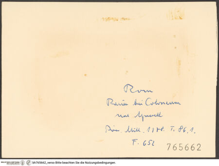 Rückseite von bh765662_recto