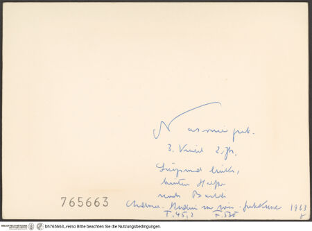 Rückseite von bh765663_recto