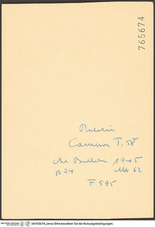 Rückseite von bh765674_recto