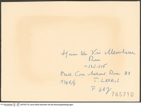 Rückseite von bh765710_recto