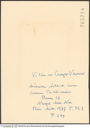 Rückseite von bh765714_recto