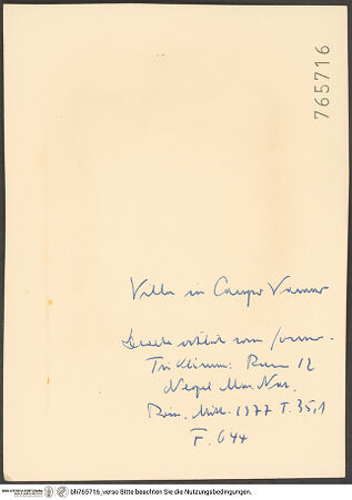 Rückseite von bh765716_recto