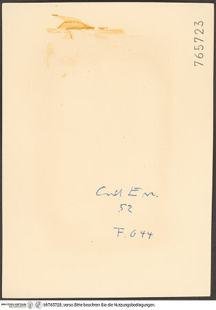 Rückseite von bh765723_recto