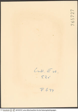 Rückseite von bh765727_recto