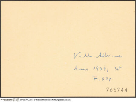 Rückseite von bh765744_recto