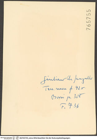 Rückseite von bh765755_recto