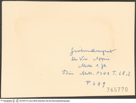 Rückseite von bh765770_recto