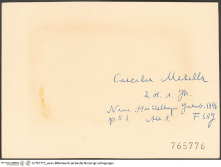 Rückseite von bh765776_recto