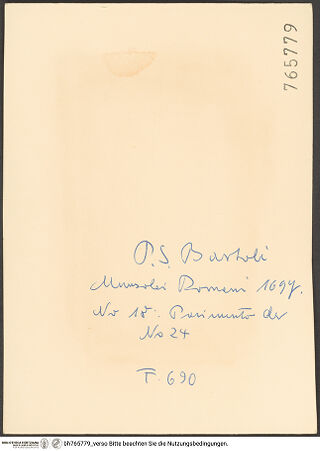 Rückseite von bh765779_recto