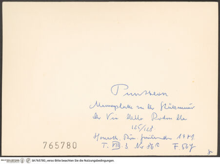 Rückseite von bh765780_recto