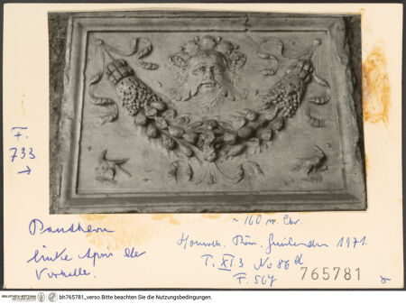 Rückseite von bh765781_recto