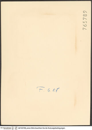 Rückseite von bh765789_recto