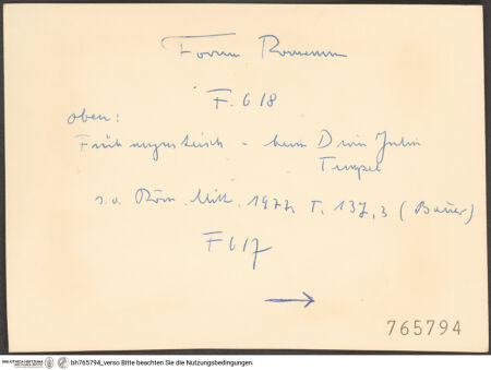 Rückseite von bh765794_recto