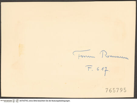 Rückseite von bh765795_recto