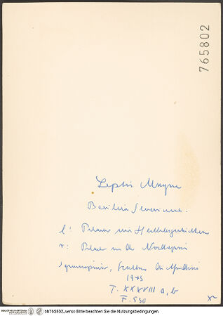 Rückseite von bh765802_recto