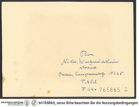 Rückseite von bh765865_recto