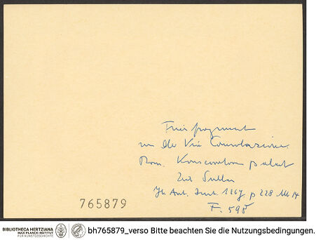 Rückseite von bh765879_recto