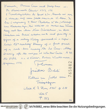 Rückseite von bh765882_recto