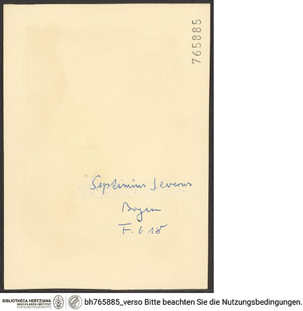 Rückseite von bh765885_recto