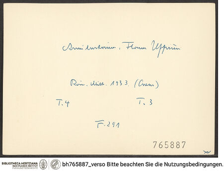 Rückseite von bh765887_recto