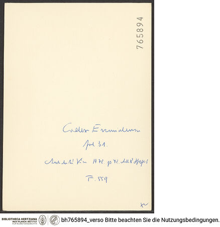 Rückseite von bh765894_recto