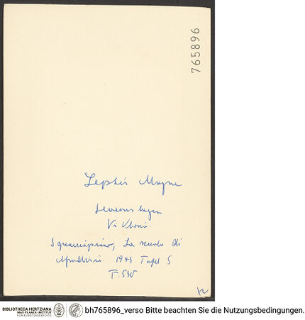 Rückseite von bh765896_recto