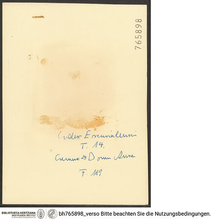 Rückseite von bh765898_recto