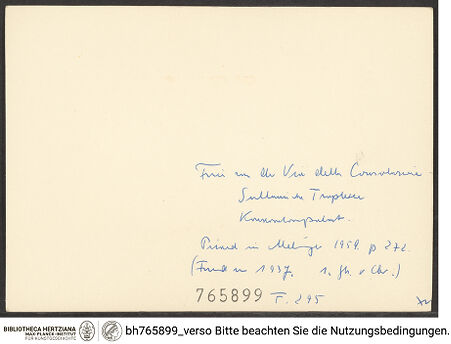 Rückseite von bh765899_recto