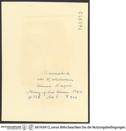 Rückseite von bh765912_recto