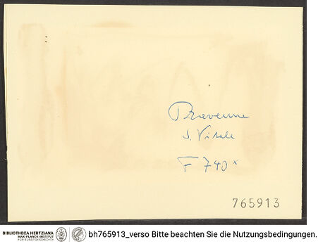 Rückseite von bh765913_recto