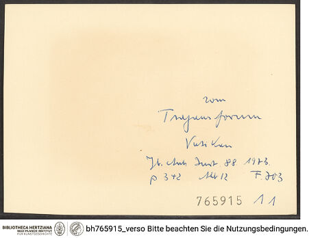 Rückseite von bh765915_recto