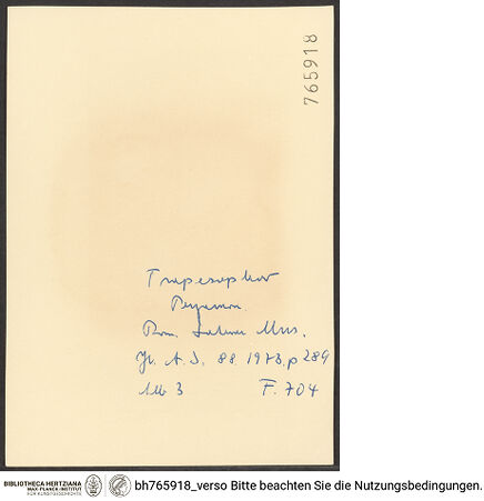 Rückseite von bh765918_recto