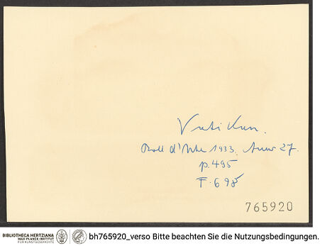 Rückseite von bh765920_recto