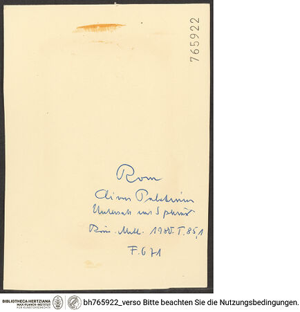 Rückseite von bh765922_recto