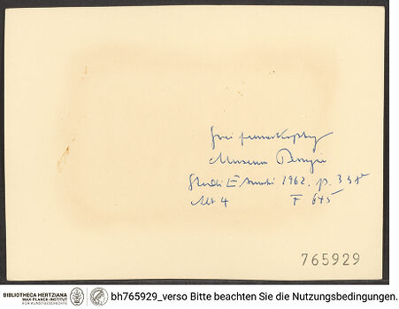 Rückseite von bh765929_recto