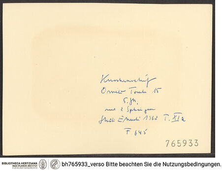 Rückseite von bh765933_recto