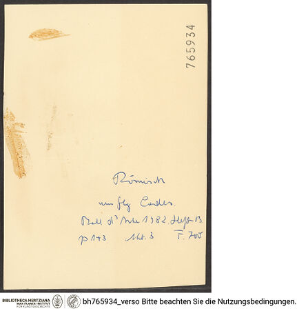 Rückseite von bh765934_recto