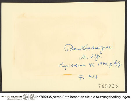 Rückseite von bh765935_recto