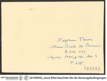 Rückseite von bh765942_recto