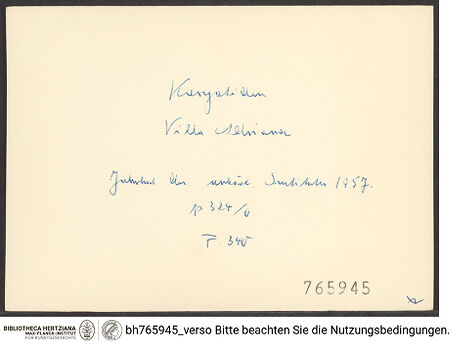 Rückseite von bh765945_recto