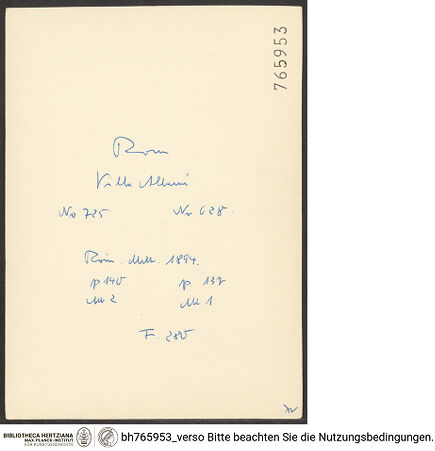 Rückseite von bh765953_recto