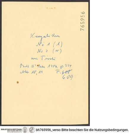 Rückseite von bh765956_recto