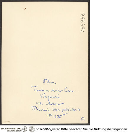 Rückseite von bh765966_recto