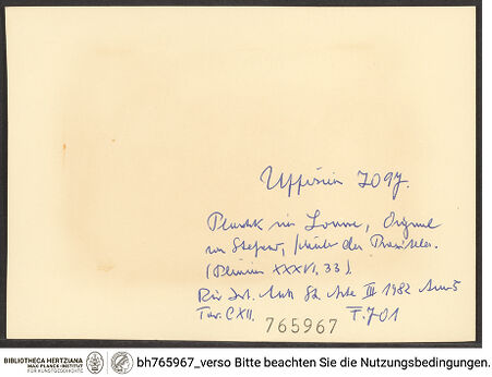 Rückseite von bh765967_recto