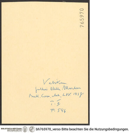 Rückseite von bh765970_recto