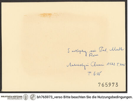 Rückseite von bh765973_recto